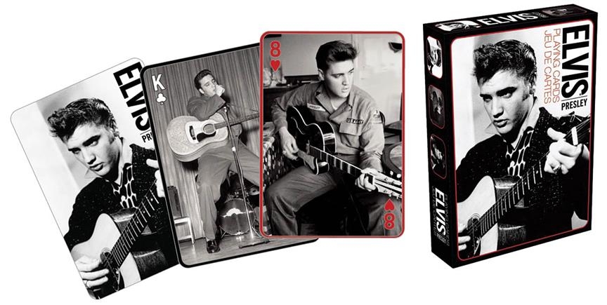 ELVIS PRESLEY CARTE DA GIOCO - BLACK&WHITE PHOTOS