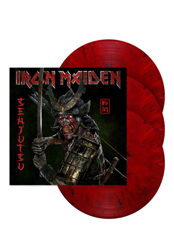 SENJUTSU EXCLUSIVE TO HMV 180g RED & BLACK TRIPLE MARBLE VINYL
