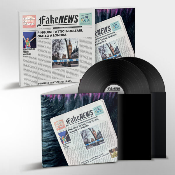 FAKE NEWS - 2 Lp Nero (rip)