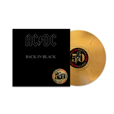 BACK IN BLACK 50TH ANNIVERSARY SPECIAL ED. GOLD COLOURED VINYL