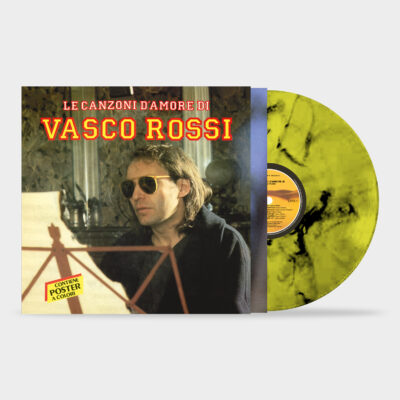 LE CANZONI D'AMORE DI VASCO ROSSI VINILE 180GR MARBLE YELLOW/BLACK NUMERATO