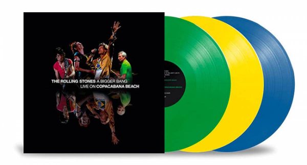 A BIGGER BANG LIVE ON COPACABANA BEACH COLORED VINYL LIMITED ED.