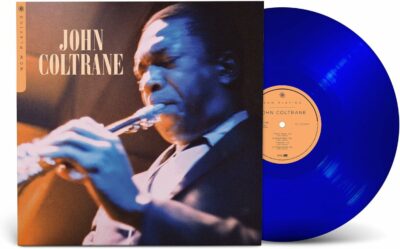 NOW PLAYNG JOHN COLTRANE VINILE BLUE TRASPARENT
