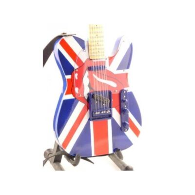 MINI CHITARRA DA COLLEZIONE REPLICA IN LEGNO ROLLING STONES KEITH RICHARDS