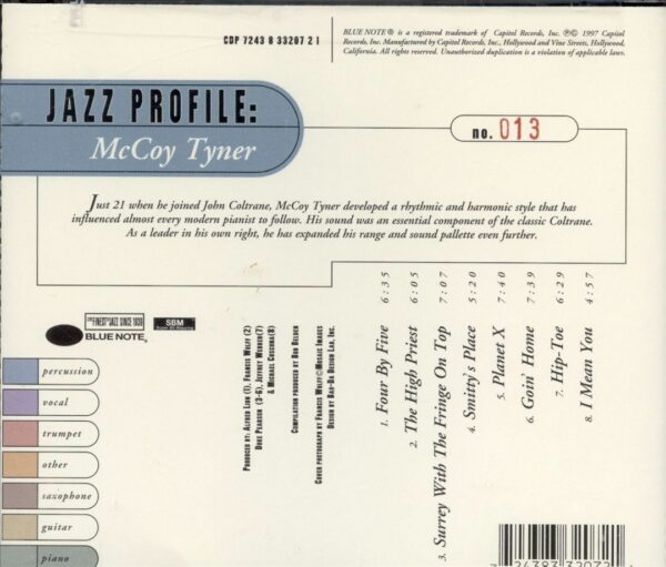 JAZZ PROFILE: MCCOY TYNER