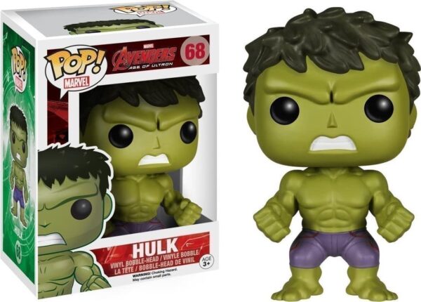 MARVEL: FUNKO POP! - AVENGERS AGE OF ULTRON - HULK  (VINYL FIGURE 68)