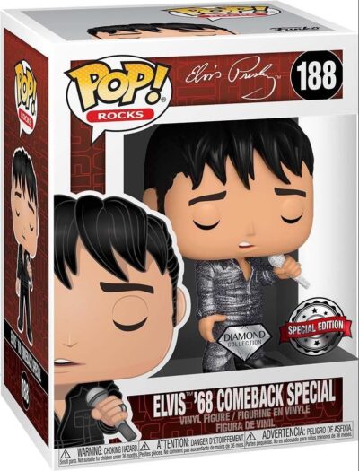 FUNKO POP! ROCKS - ELVIS '68 COMEBACK SPECIAL (VINYL FIGURE 188)