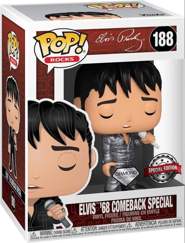 FUNKO POP! ROCKS - ELVIS '68 COMEBACK SPECIAL (VINYL FIGURE 188)