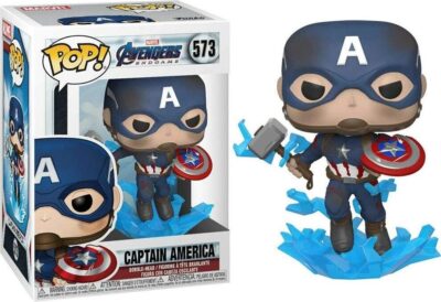 MARVEL: FUNKO POP! - AVENGERS ENDGAME - CAPTAIN AMERICA (BOBBLE-HEAD) (VINYL FIGURE 573)