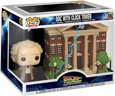 BACK TO THE FUTURE: FUNKO POP! TOWN - DOC WITH CLOCK TOWER (VINYL FIGURE 15)