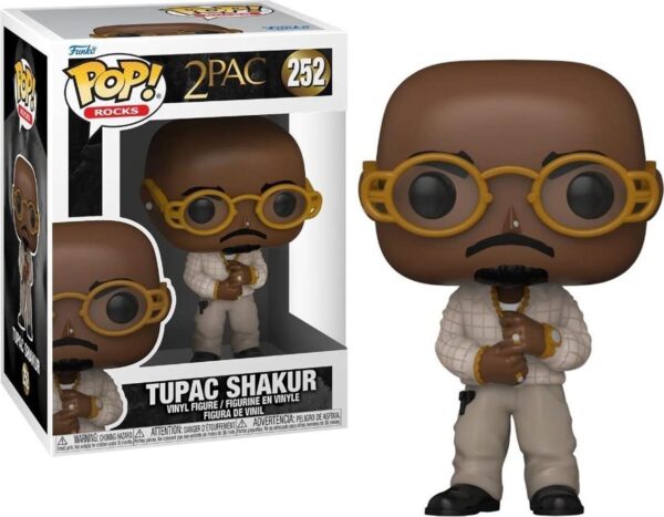 TUPAC: FUNKO POP! ROCKS - 2PAC - TUPAC SHAKUR (VINYL FIGURE 252)