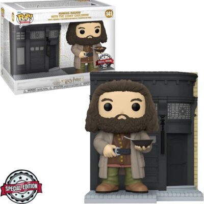 HARRY POTTER: FUNKO POP! DELUXE - DIAGON ALLEY - THE LEAKY CAULDRON W//HAGRID  (VINYL FIGURE 141)