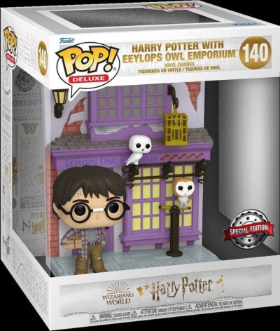 HARRY POTTER: FUNKO POP! DELUXE - DIAGON ALLEY - EEYLOPS OWL EMPORIUM (VINYL FIGURE 140)
