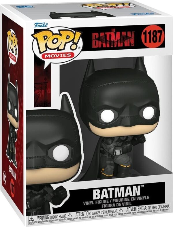 DC COMICS: FUNKO POP! MOVIES - THE BATMAN - BATMAN (VINYL FIGURE 1187)