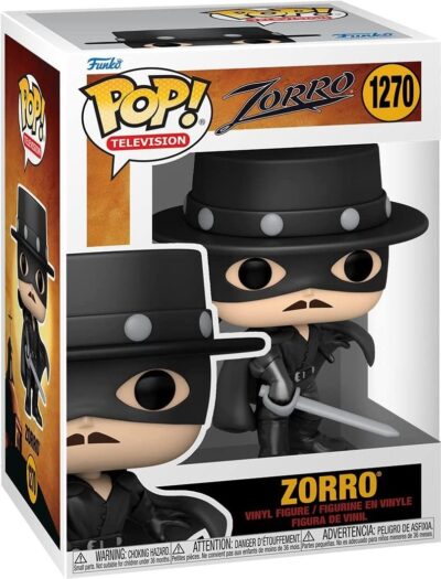 ZORRO: FUNKO POP! TELEVISION - ZORRO (VINYL FIGURE 1270)