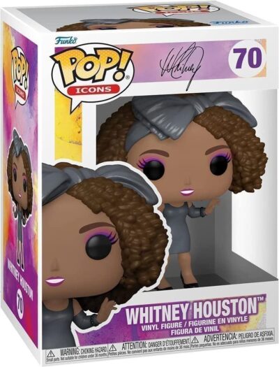 WHITNEY HOUSTON: FUNKO POP! ICONS - WHITNEY HOUSTON (VINYL FIGURE 70)