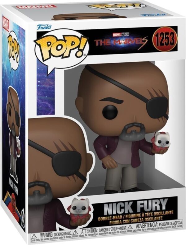 MARVEL: FUNKO POP! - THE MARVELS - NICK FURY (VINYL FIGURE 1253)