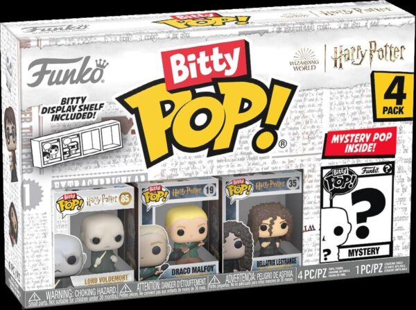 HARRY POTTER: FUNKO BITTY POP 4 PACKS - VOLDEMORT