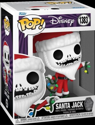 DISNEY: FUNKO POP! VINYL - THE NIGHTMARE BEFORE CHRISTMAS - 30TH ANNIVERSARY - SANTA JACK (VINYL FIGURE 1383)
