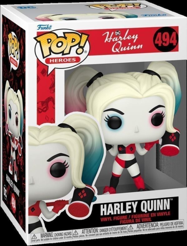 DC COMICS: FUNKO POP! HEROES - HARLEY QUINN - HARLEY QUINN (VINYL FIGURE 494)