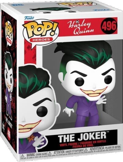 DC COMICS: FUNKO POP! HEROES - HARLEY QUINN - THE JOKER (VINYL FIGURE 496)