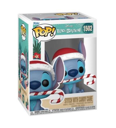 DISNEY: FUNKO POP! - LILO & STITCH - STITCH WITH CANDY CANE (VINYL FIGURE 1502)