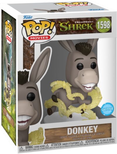SHREK: FUNKO POP! MOVIES - DW30TH - DONKEY (VINYL FIGURE 1598)