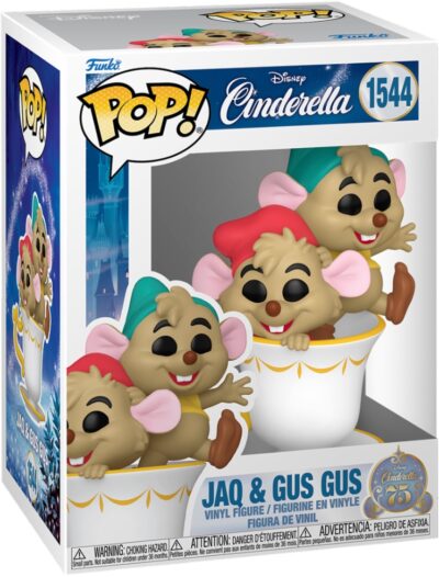 DISNEY: FUNKO POP! - CINDERELLA'S 75TH - JAQ & GUS IN CUP