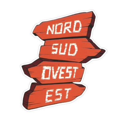 NORD SUD OVEST EST 45 GIRI SAGOMATO LIMITED ED. NUMERATA