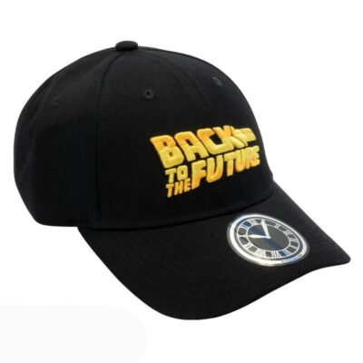 BACK TO THE FUTURE: BLACK LOGO CAP (CAP / CAPPELLINO)