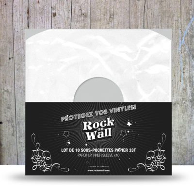 BUSTE DI CARTA PER VINILE (BIANCO) (10 PZ.)