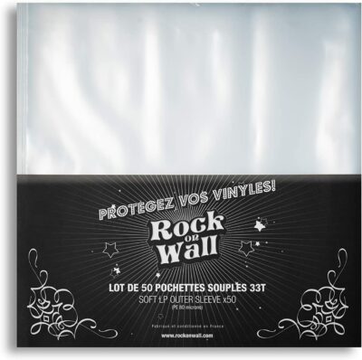 BUSTE TRASPARENTI DI PROTEZIONE PER VINILE (50 PZ.)