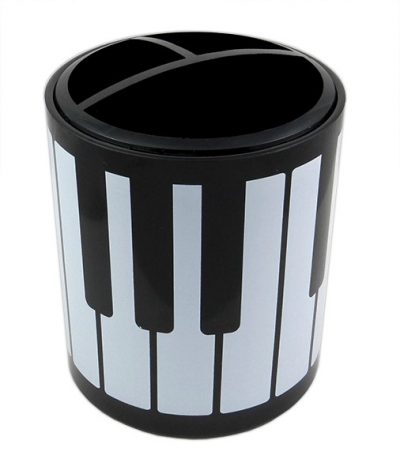 PLASTIC PENNA HOLDER ROUND KEYBOARD DESIGN