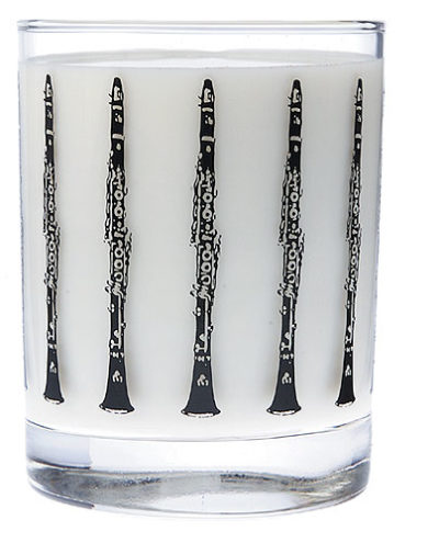 BICCHIERI IN VETRO TUMBLER: CLARINETTO