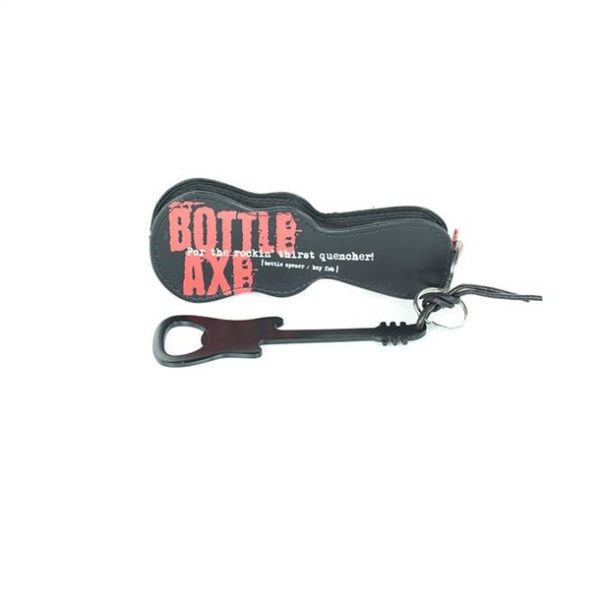 BOTTLE AXE: APRI BOTTIGLIA/KEY FOB (BLACK)
