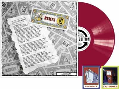 CON UN DECA DISCO MIX ED. LIMITATA E NUMERATA VINILE BORDEAUX