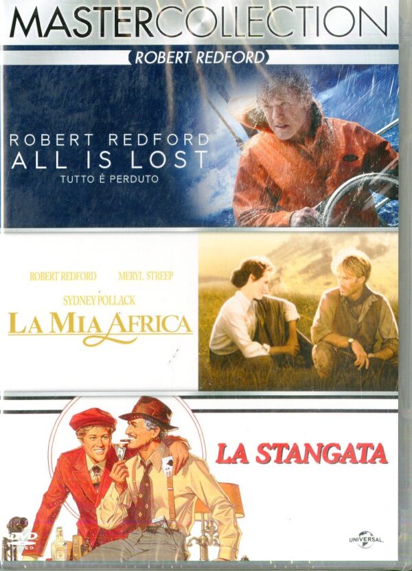 ROBERT REDFORD COLLECTION (BOX 3 DVD ALL IS LOST,LA MIA AFRICA,LA STANGATA)