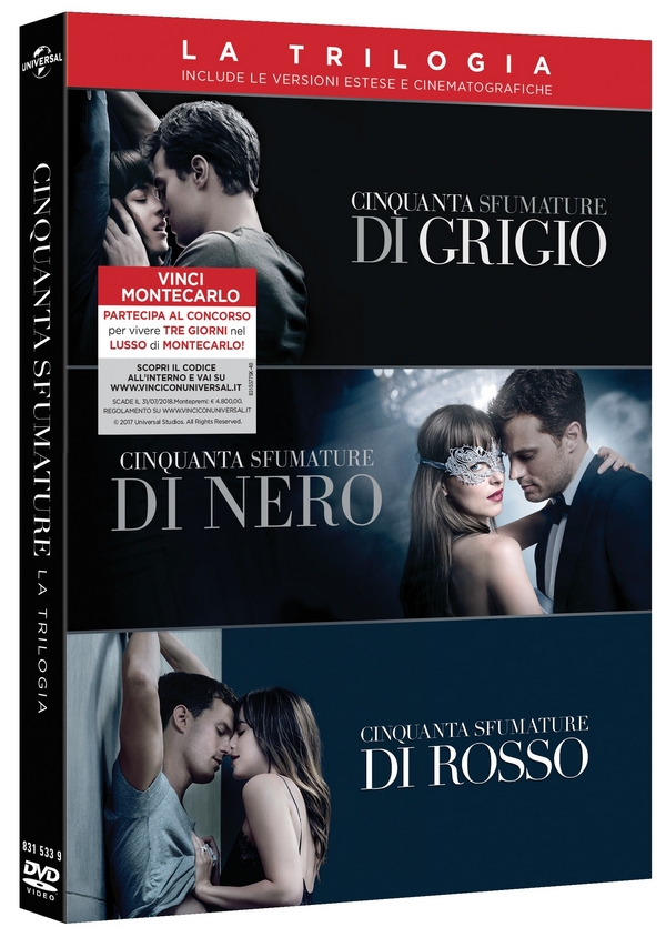 CINQUANTA SFUMATURE (TRILOGIA) (BOX 3 DVD)