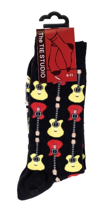 CALZINI ACOUSTIC GUITAR - BLACK (SIZE 6-11/40-45)