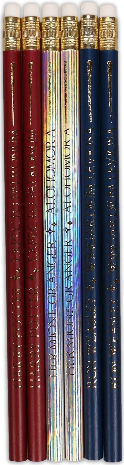 HARRY POTTER: HALF MOON BAY - WANDS (PENCILS SET OF 6 / SET 6 MATITE)