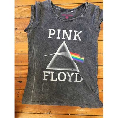 T-SHIRT # XL BLACK,GREY LADIES # VINTAGE PRISM