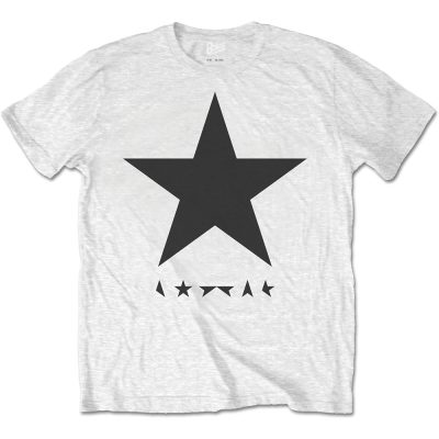 T-SHIRT # S WHITE UNISEX # BLACKSTAR (ON WHITE)