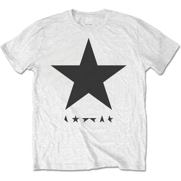 T-SHIRT # S WHITE UNISEX # BLACKSTAR (ON WHITE)