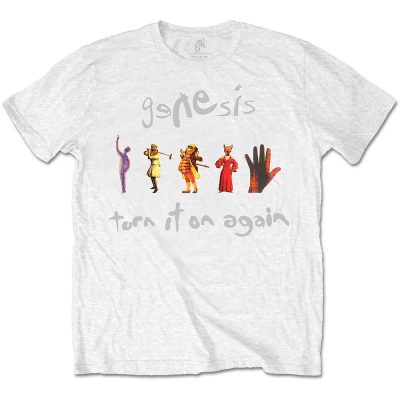 T-SHIRT # XL WHITE UNISEX # TURN IT ON AGAIN