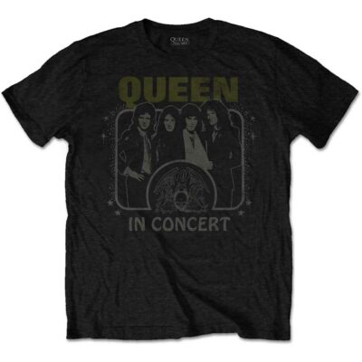 T-SHIRT # L BLACK UNISEX # IN CONCERT