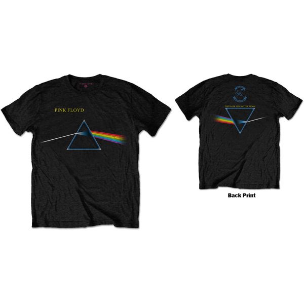 T-SHIRT # XXL UNISEX BLACK # DARK SIDE OF THE MOON FLIPPED