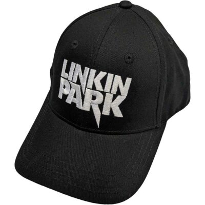 BASEBALL CAP #  UNISEX BLACK # WHITE LOGO