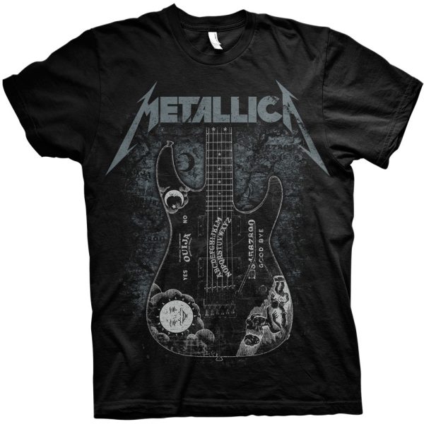 T-SHIRT # M UNISEX BLACK # HAMMETT OUIJA GUITAR