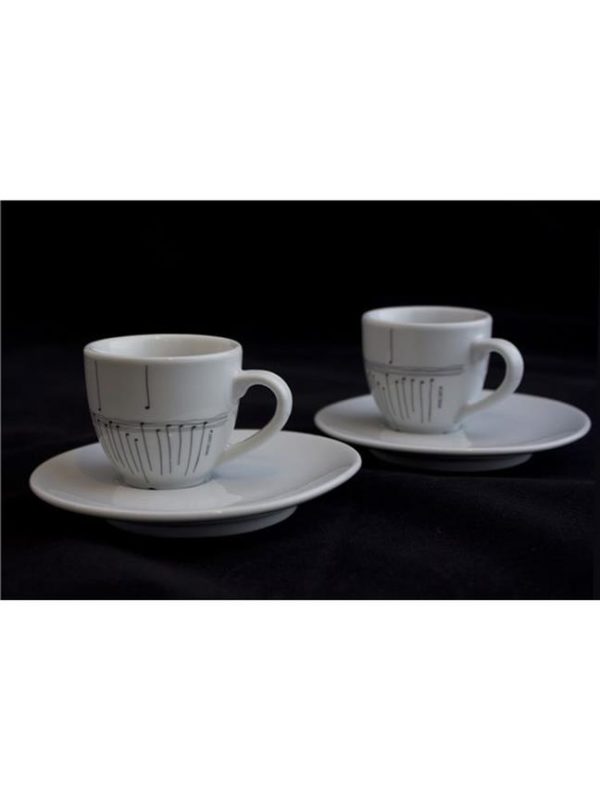 MUSIC PORTUGAL ESPRESSO AND SAUCER SET DI 2 TAZZE