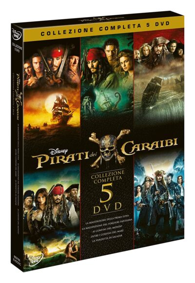 PIRATI DEI CARAIBI - LA SAGA COMPLETA - DVD (BOX 5 DV)